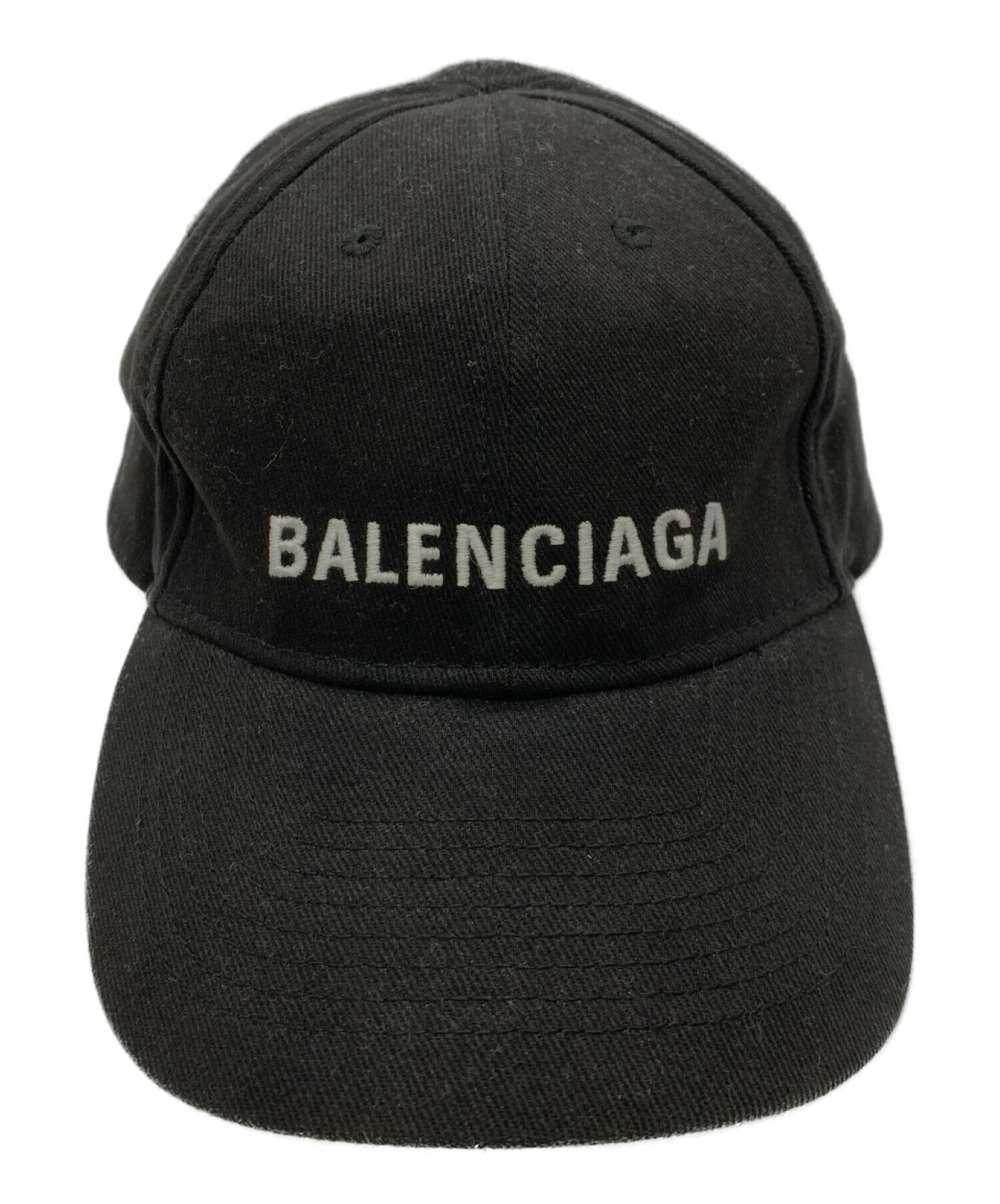 BALENCIAGA (バレンシアガ) BALENCIAGA ロゴキャップ ブラック サイズ:L59cm