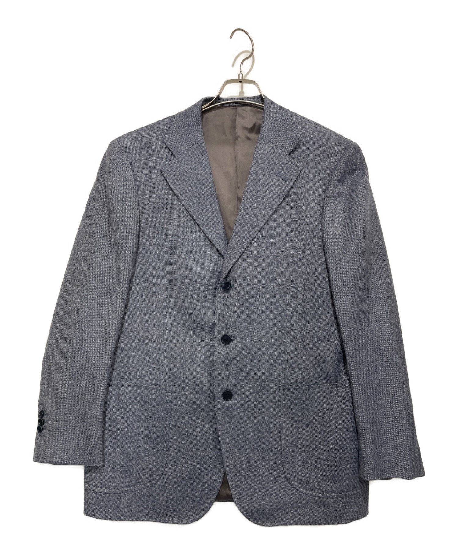 BEAMS F (ビームスエフ) ウール3Bテーラードジャケット ブルー サイズ:95C