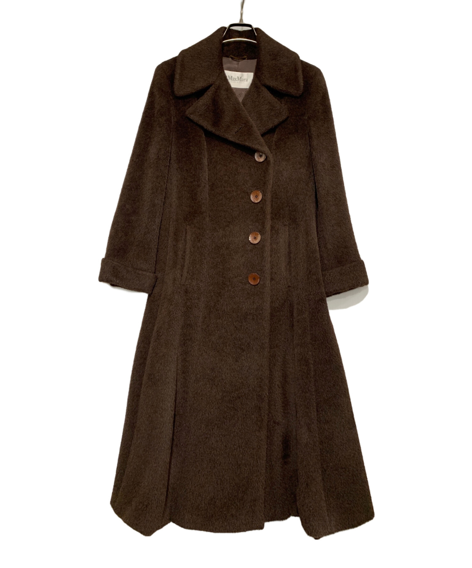 Vintage アルパカシャギーロングコート