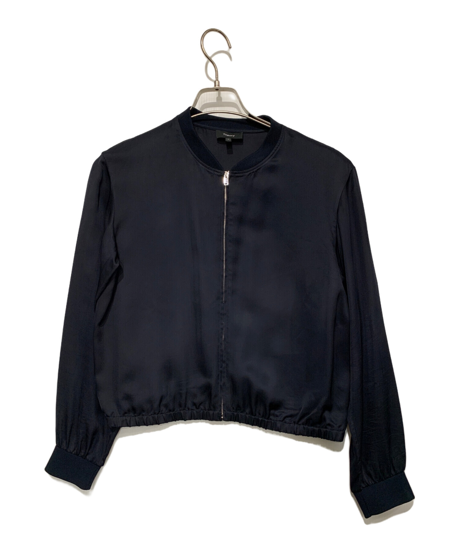 中古・古着通販】theory (セオリー) レーヨンブルゾン ネイビー  
