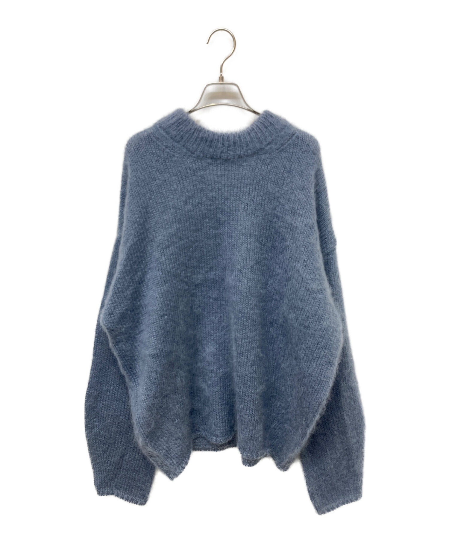 TODAYFUL (トゥデイフル) モヘア混シャギーニット ブルー サイズ:F