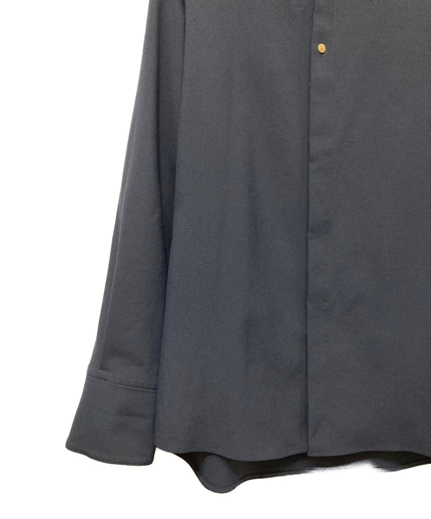 中古・古着通販】CULLNI (クルニ) リボンタイシャツ ネイビー サイズ:1