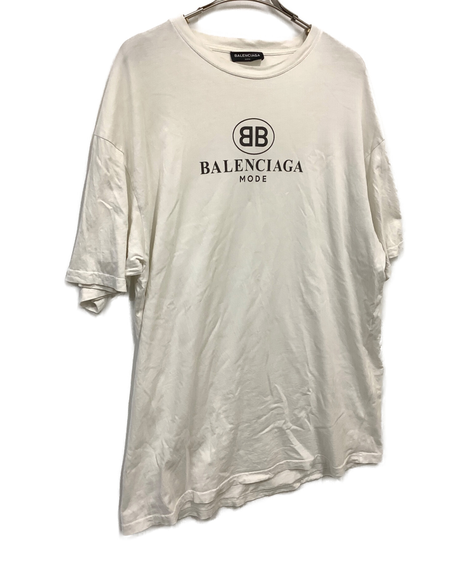 新品　バレンシアガ ロゴ Tシャツ ホワイト M