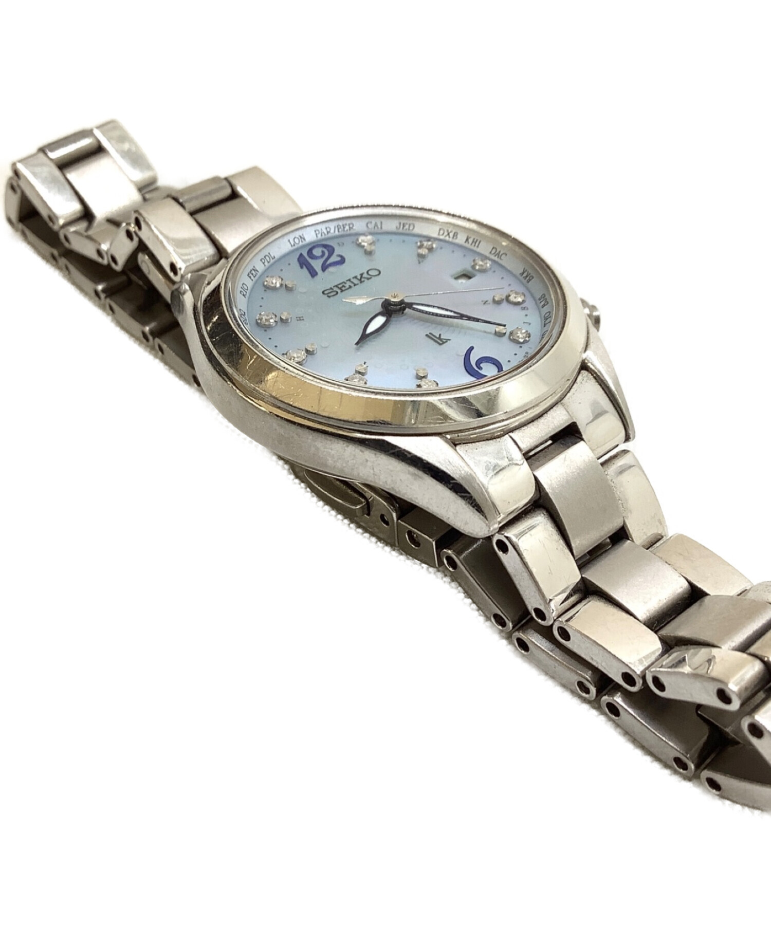 希少】SEIKO ルキア 1B22-0AP0 電波ソーラー SSVW027