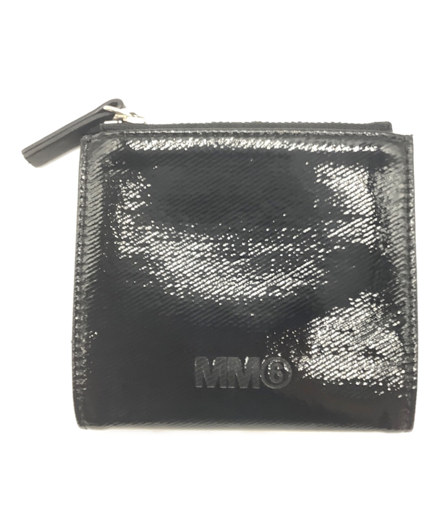 MM6 エムエムシックス メゾンマルジェラ 二つ折り財布 ブラック