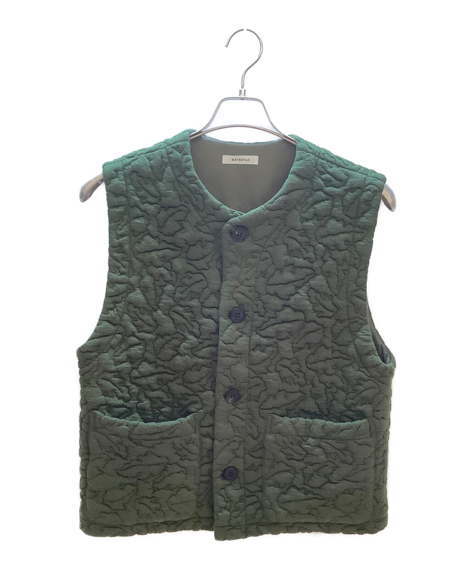 美品】ts(s) Quilted 心地よく Liner Vest オリーブ