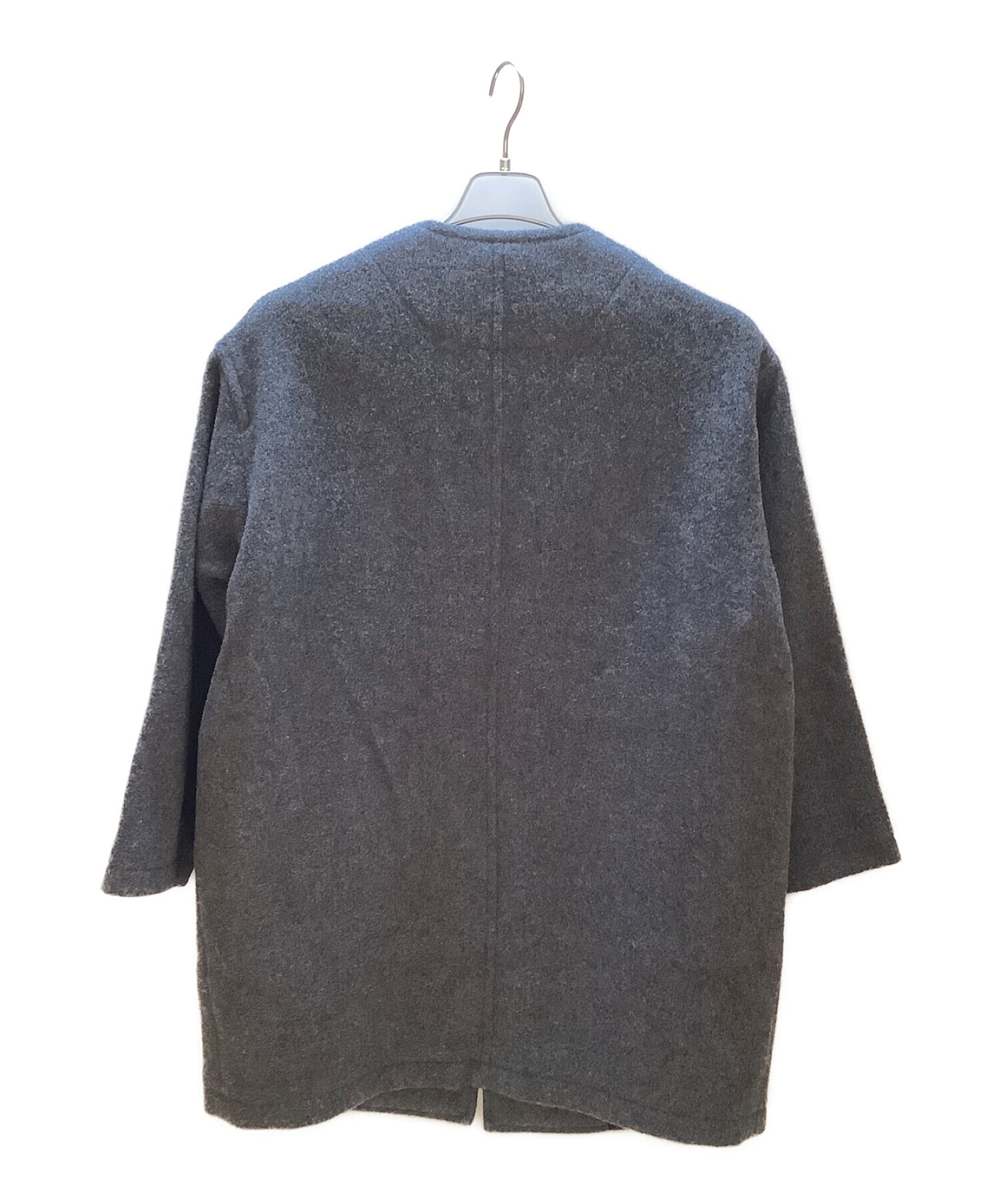 中古・古着通販】DANTON (ダントン) WOOL LIGHT PILE ノーカラーロング 