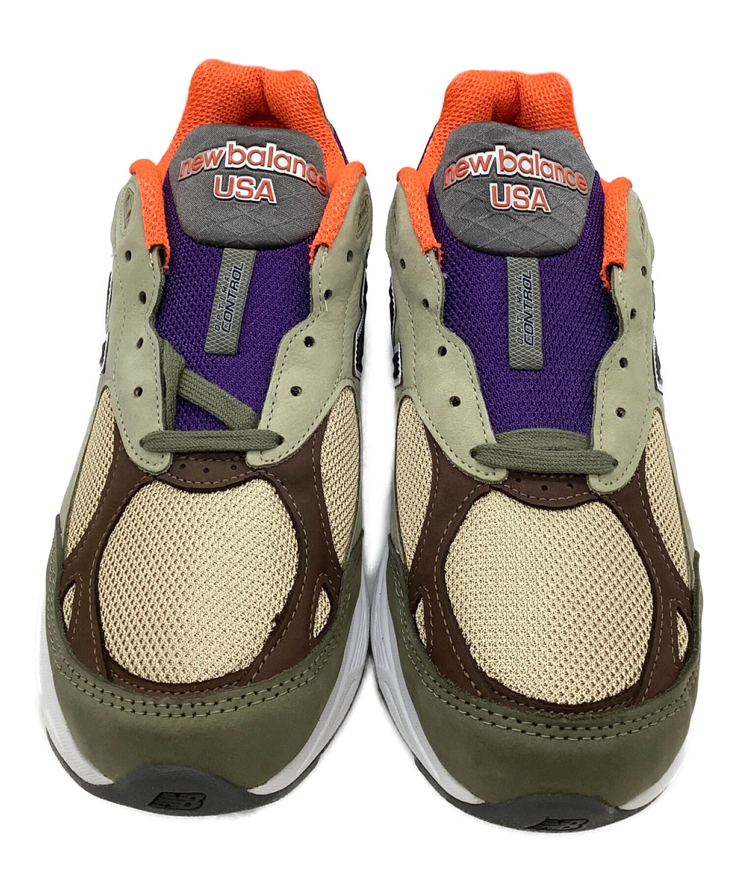 中古・古着通販】NEW BALANCE (ニューバランス) 990V3 カーキ×ブラウン 