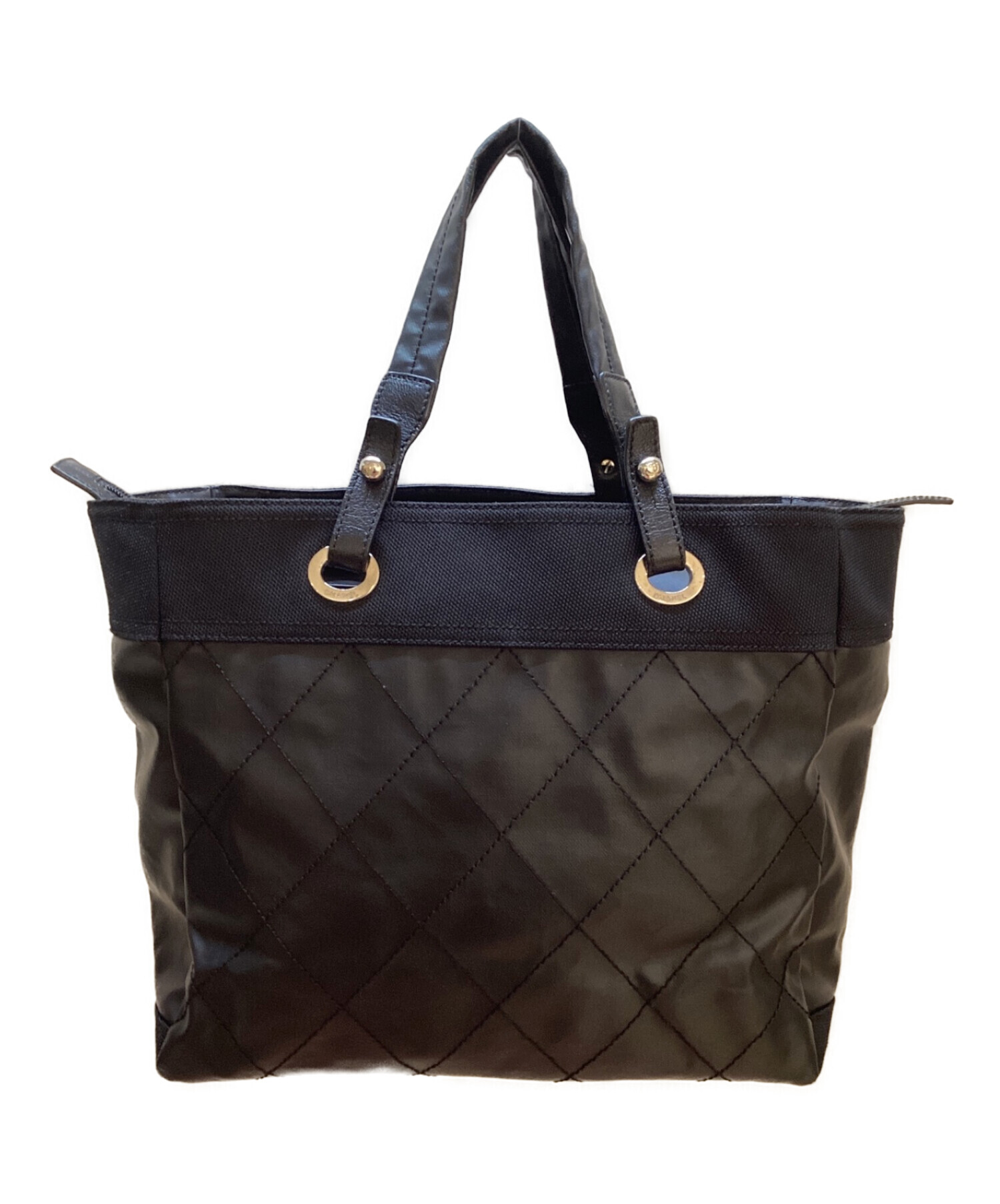 中古・古着通販】CHANEL (シャネル) トートバッグ ブラック  
