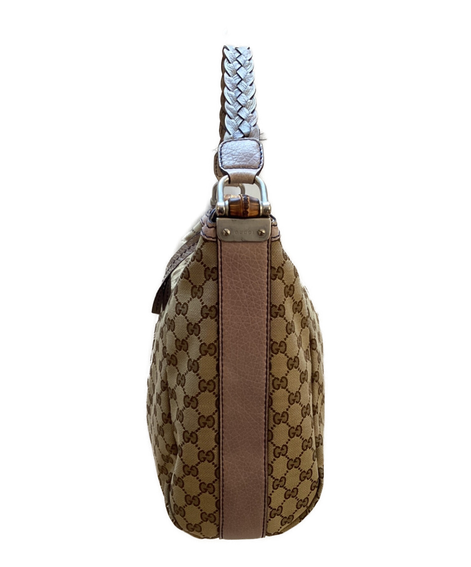中古・古着通販】GUCCI (グッチ) ワンショルダーバッグ ベージュ  