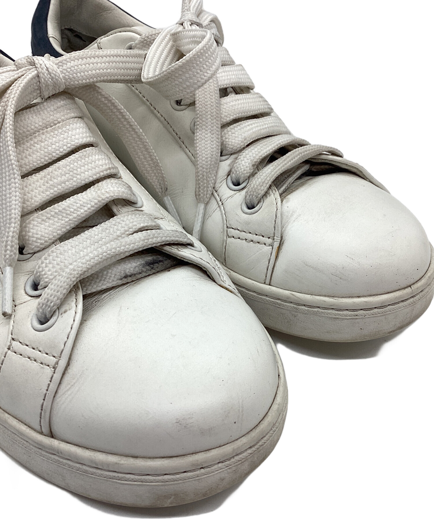 中古・古着通販】PRADA (プラダ) PRADA スニーカー ホワイト サイズ 