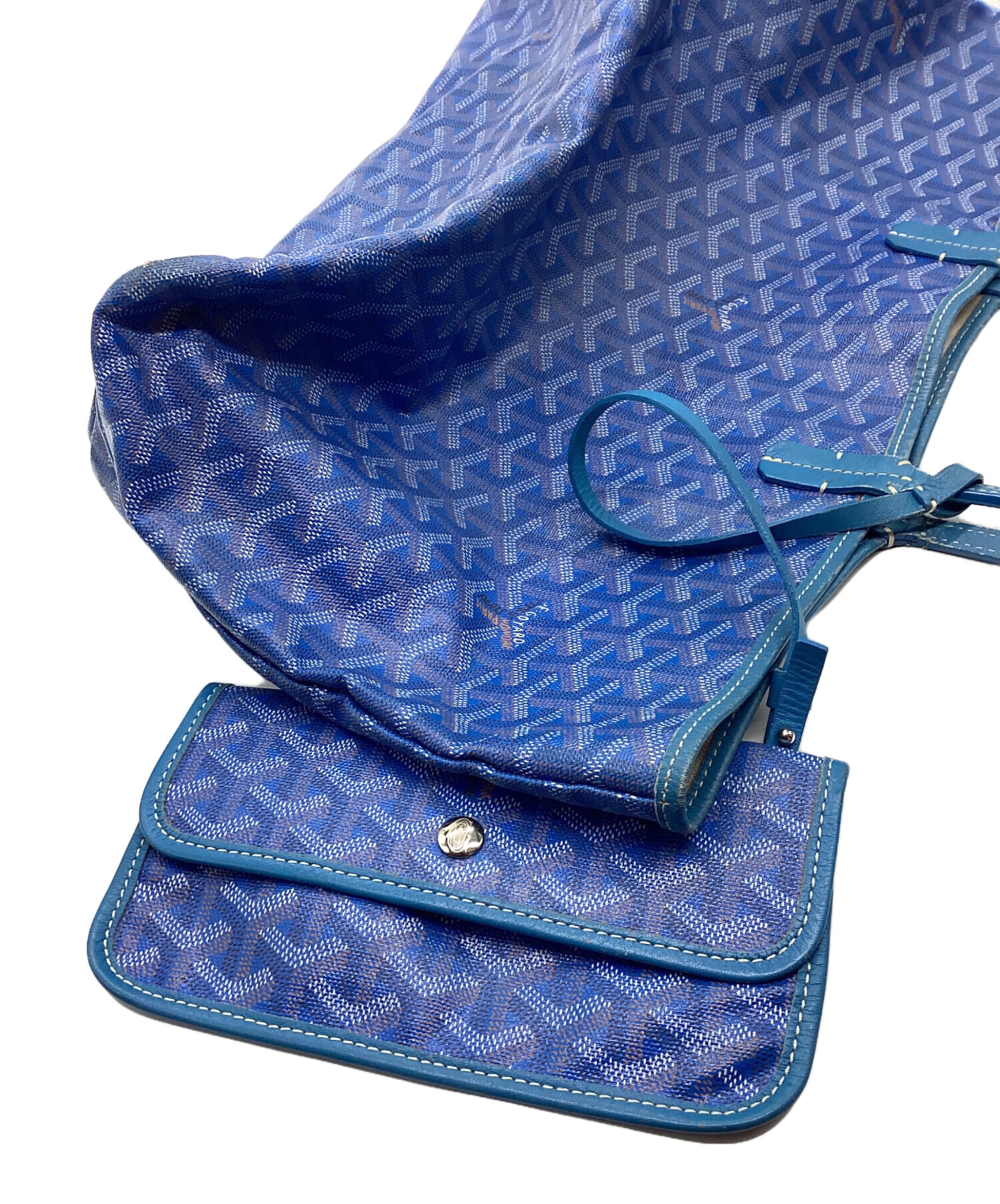 中古・古着通販】GOYARD (ゴヤール) サンルイPM スカイブルー 