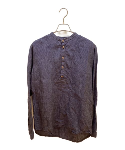 FRANK LEDER / 紫 リネンカーディガン FRANK LEDER/Pattern Wool Linen