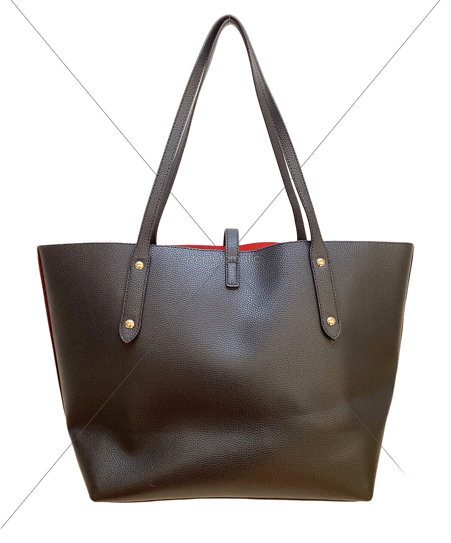 COACH コーチ トートバッグ 黒/赤 新品 F58849 怖かっ 