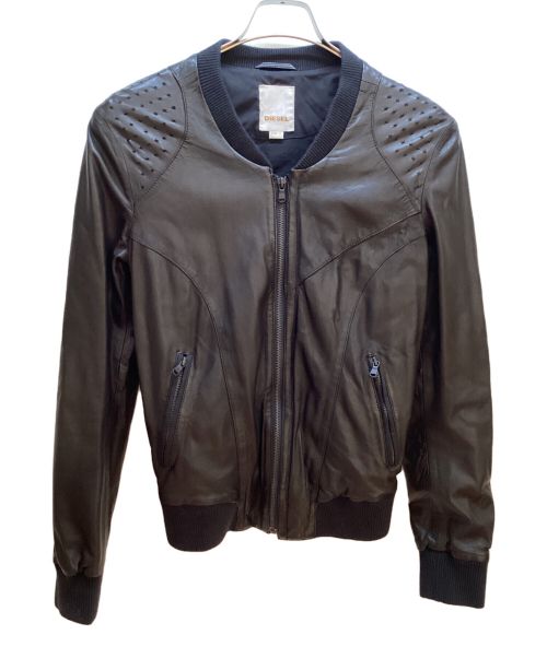 商談中【愛品館江戸川店】DIESEL　ディーゼル　レザーJKT　SIZE:M　問い合わせ番号109-035861-007 商談中【愛品館江戸川店】DIESEL ディーゼル レザーJKT SIZE:M