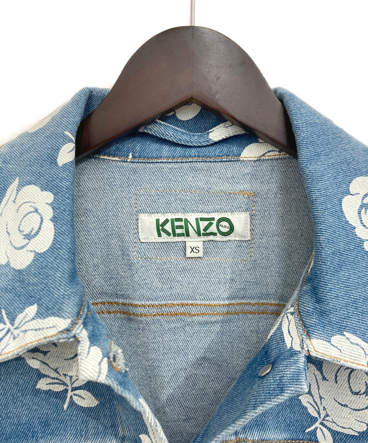 中古・古着通販】KENZO (ケンゾー) ローズプリント デニムジャケット