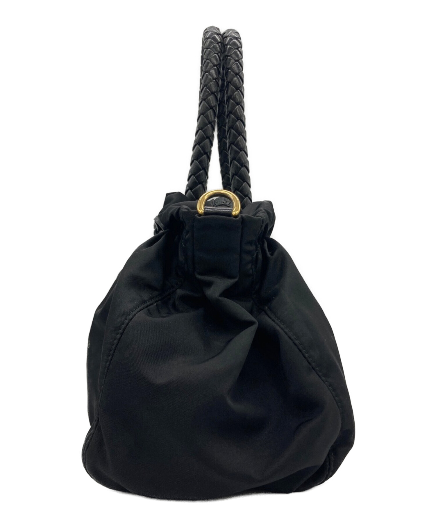 中古・古着通販】PRADA (プラダ) PRADA テスートボウ ギャザーバッグ 