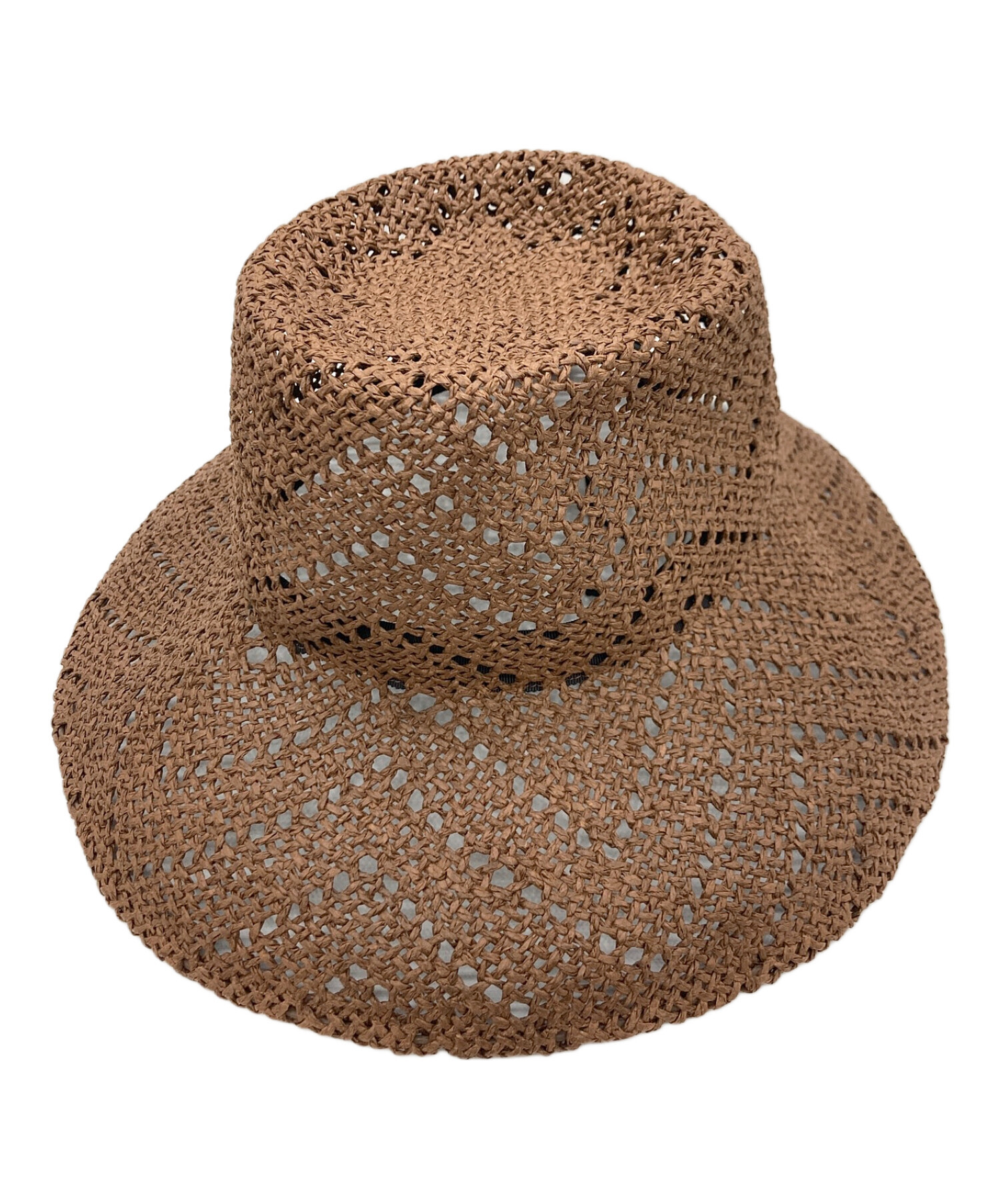 美品】La Madison de Lyllis 麦わら帽子 ブラウン La Maison de Lyllis 美品】La Madison de Lyllis 麦わら帽子 ブラウン La Maison de Lyllis