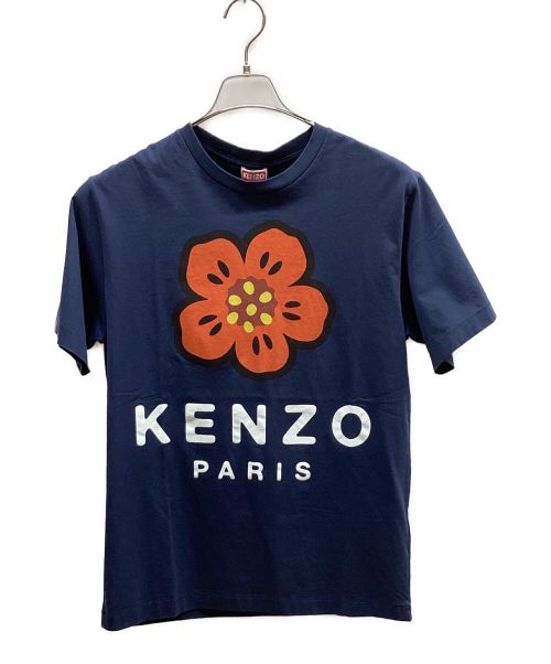 中古・古着通販】KENZO (ケンゾー) Boke Flower Tシャツ ネイビー 