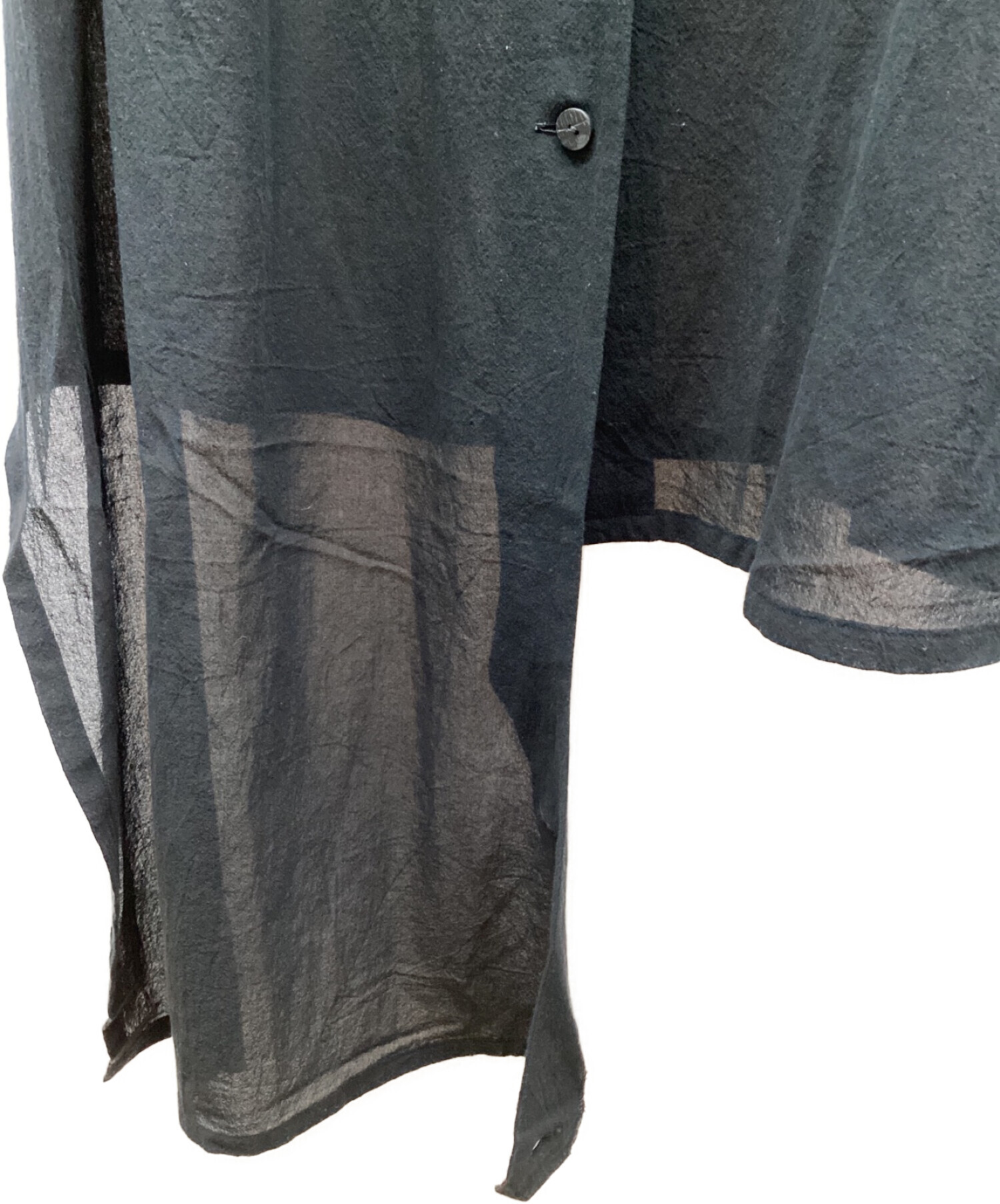 中古・古着通販】慈雨 (ジウ) 変形チュニック ブラック サイズ:40 