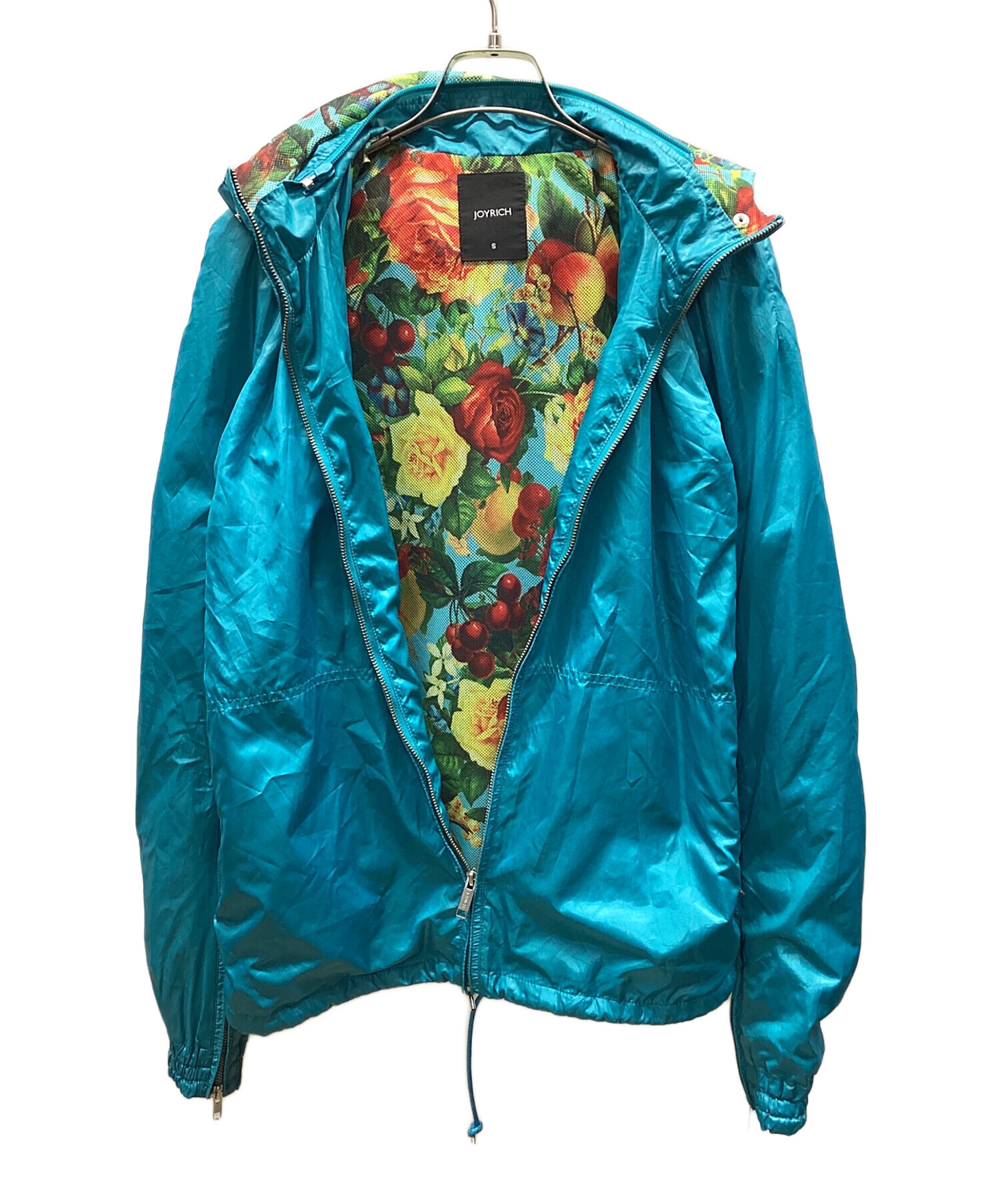 未使用品 ジョイリッチ JOYRICH ボーダー ファージャケット ショート  