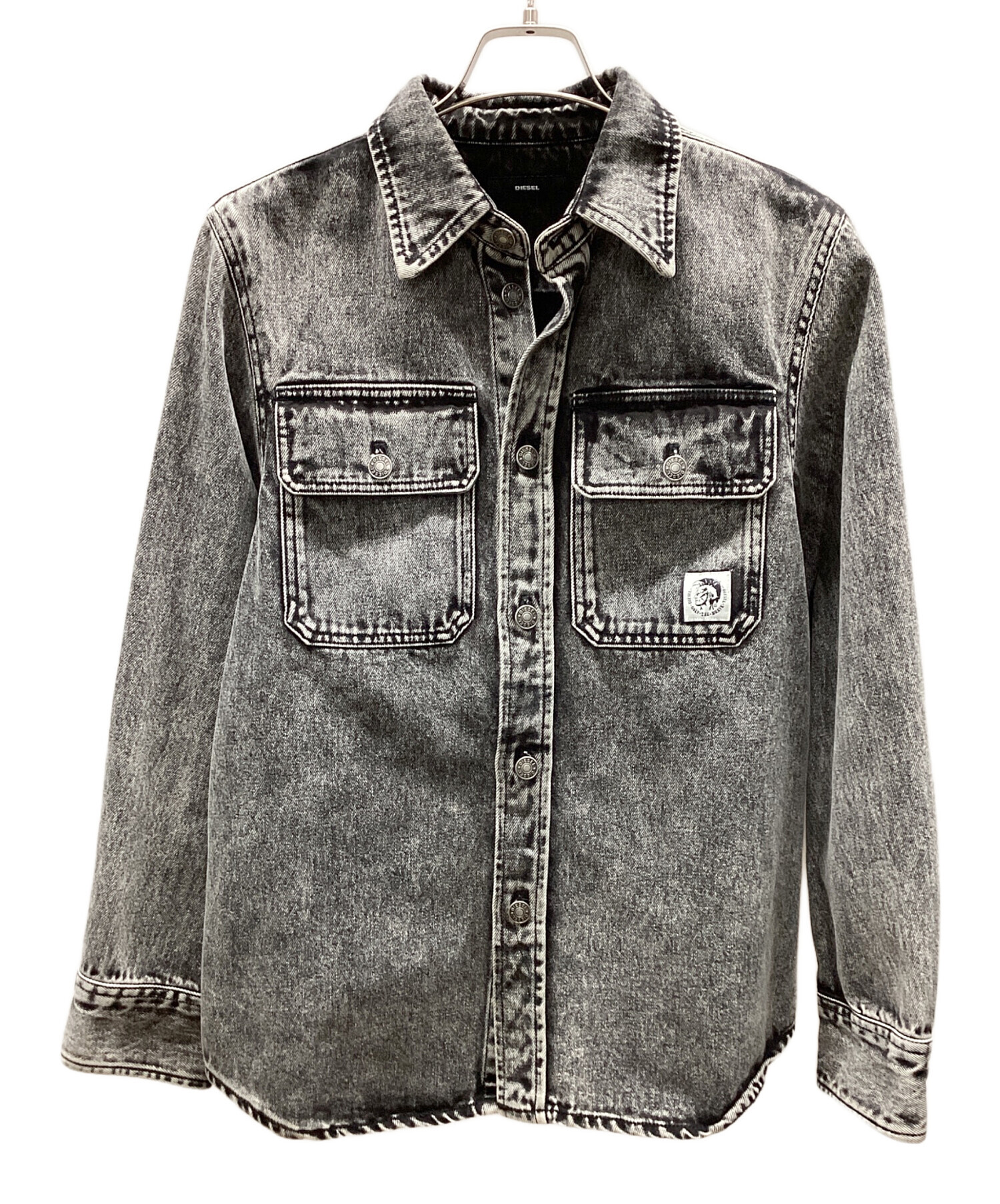 中古・古着通販】DIESEL (ディーゼル) デニムジャケット ブラック 