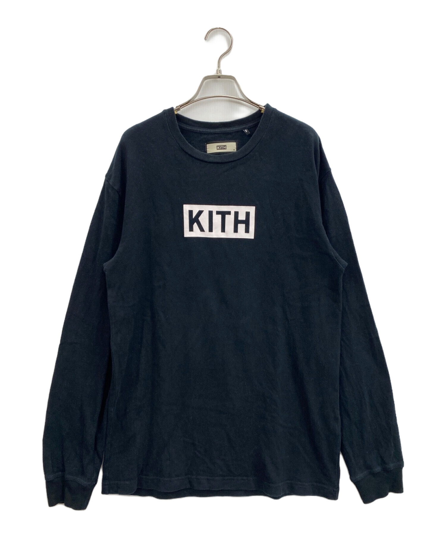 中古・古着通販】KITH (キス) ロングスリーブカットソー ブラック 