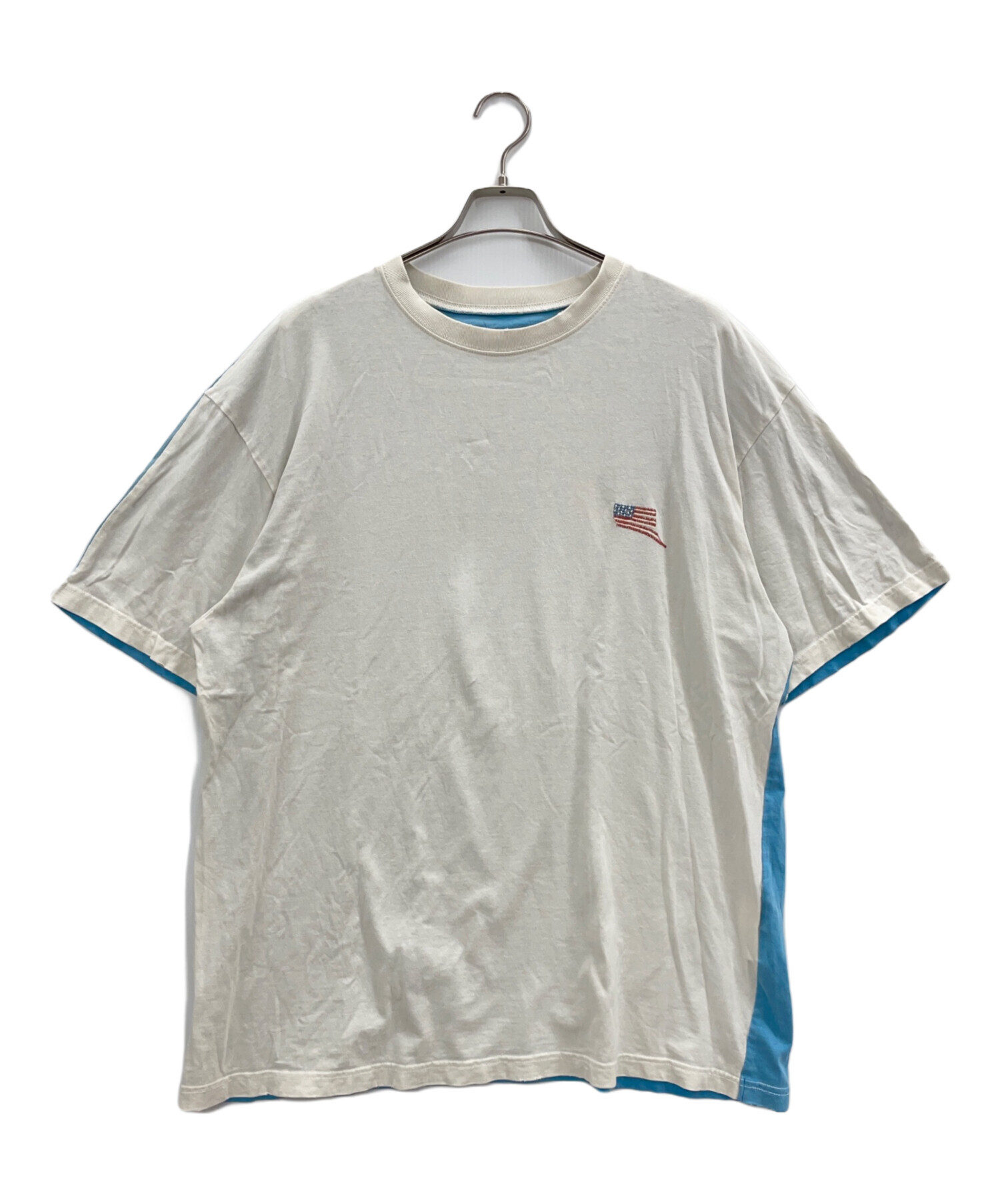 新品KAPITAL ワッフル天竺フリルベルTシャツ キナリ カヴェール