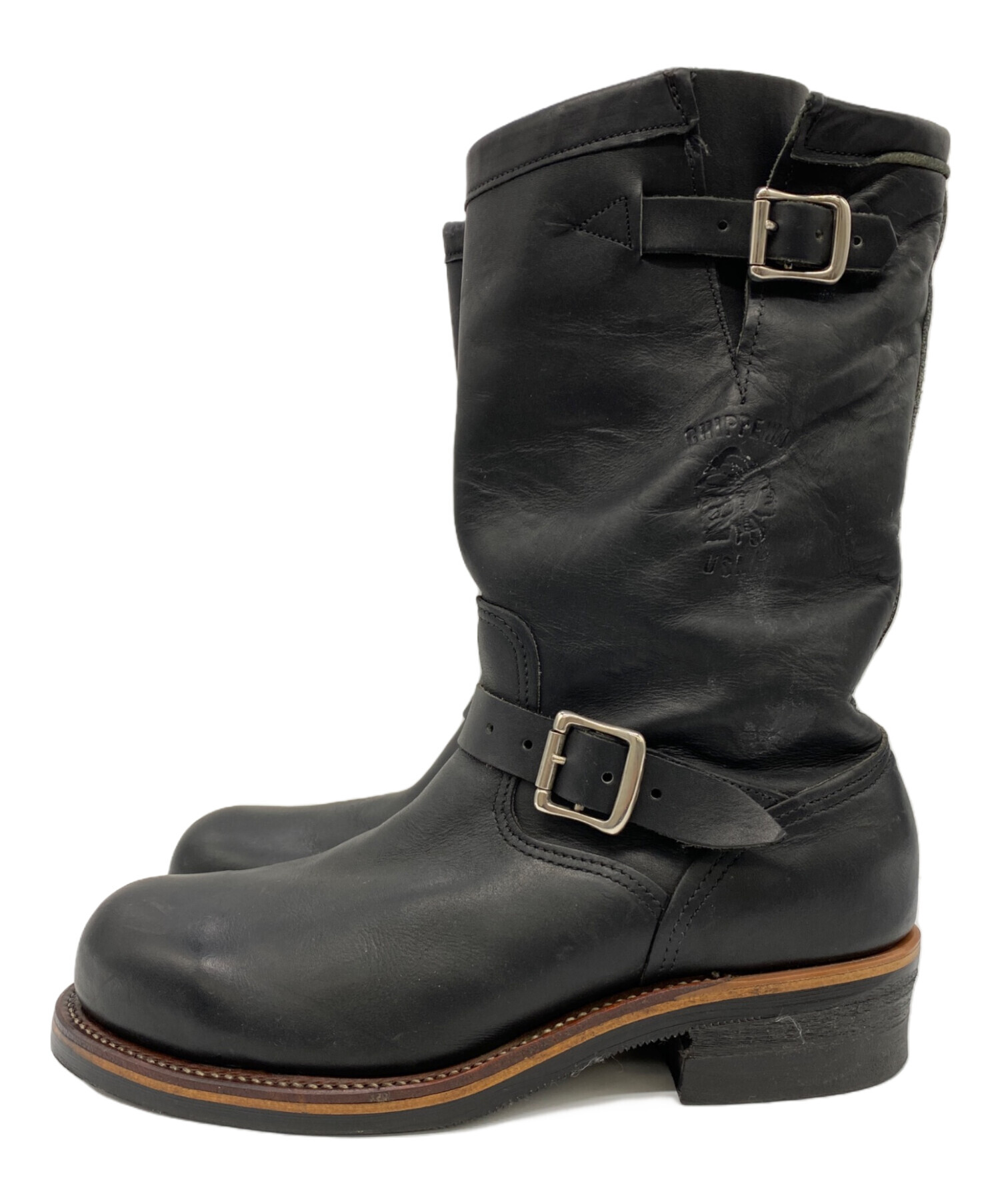 中古・古着通販】CHIPPEWA (チペワ) エンジニアブーツ ブラック サイズ 