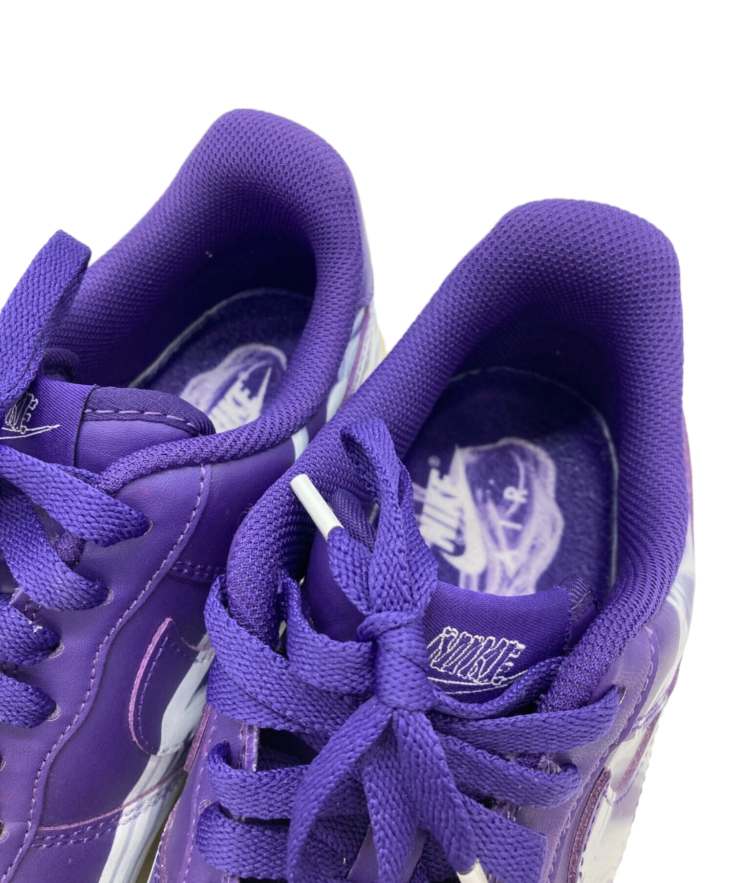 中古・古着通販】NIKE (ナイキ) AIR FORCE 1 07 SKELETON QS パープル 