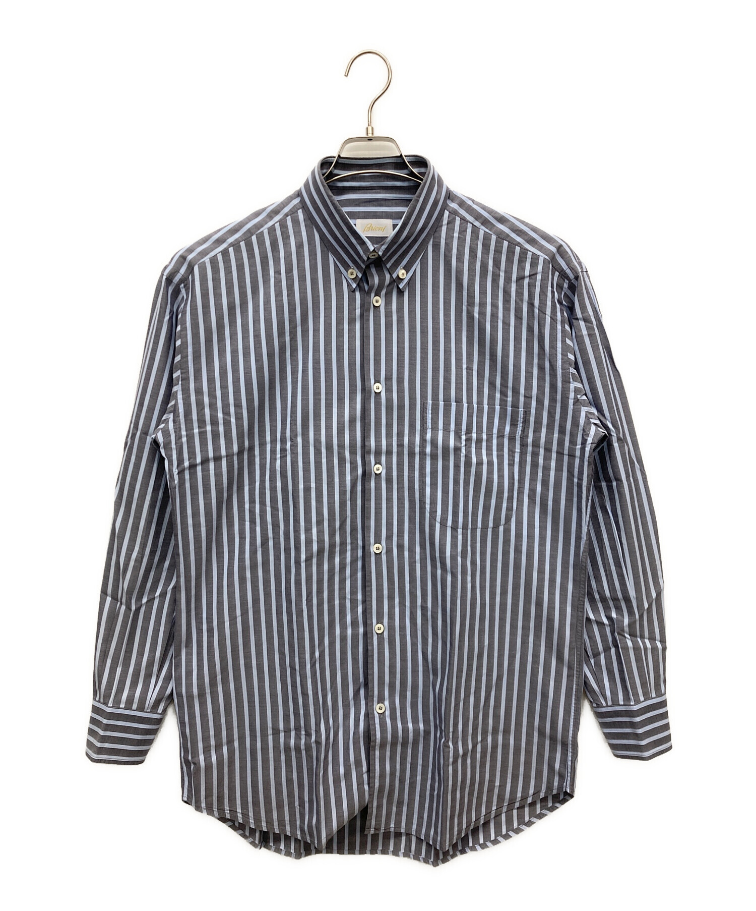 中古・古着通販】BRIONI (ブリオーニ) ドレスシャツ ブルー サイズ 