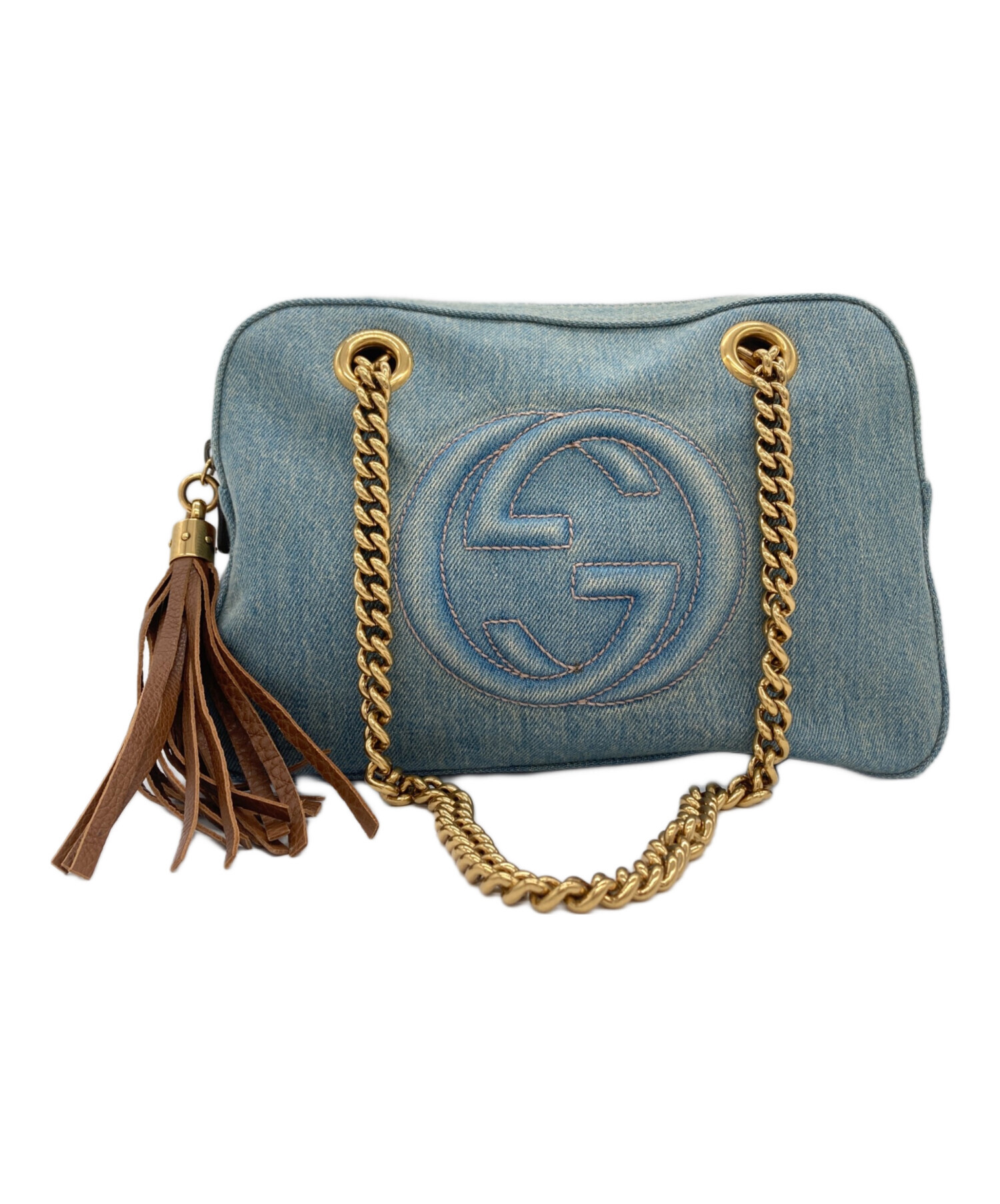 中古・古着通販】GUCCI (グッチ) ソーホー ダブルチェーン  