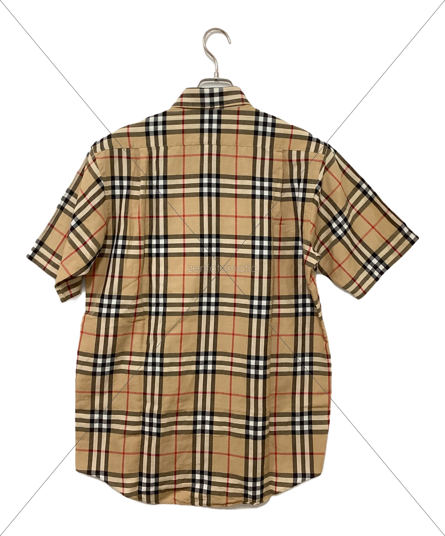 BURBERRY/90cm]バーバリーチェックニットシャツ 悲しく 