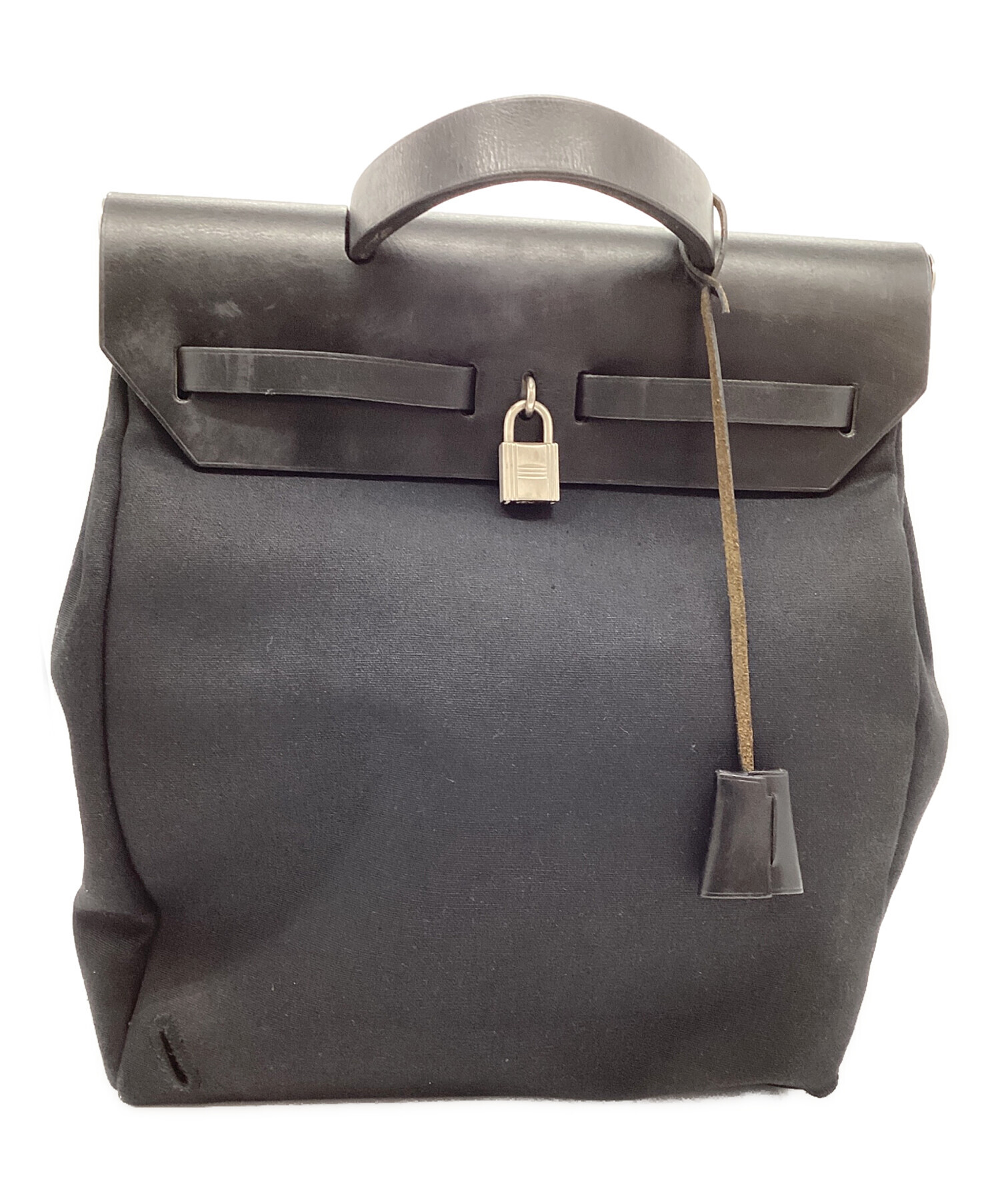 HERMES エルメス エール バッグ アド 2way 茶系 リュック カデナ