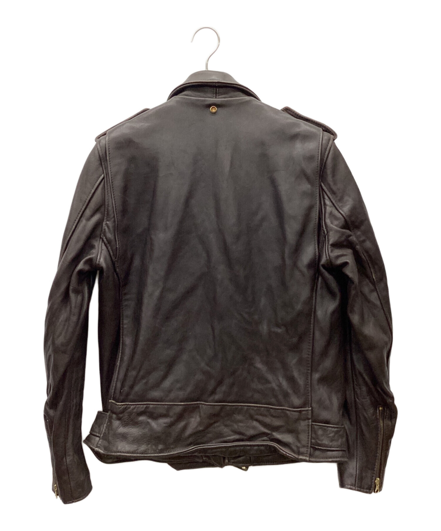 中古・古着通販】Schott (ショット) レザージャケット ブラウン サイズ 