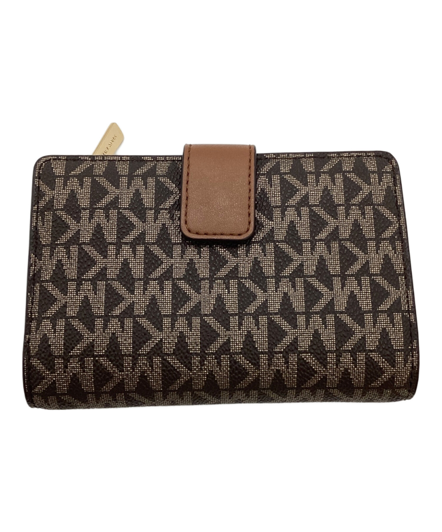 中古・古着通販】MICHAEL KORS (マイケルコース) 2つ折り財布 ブラウン 