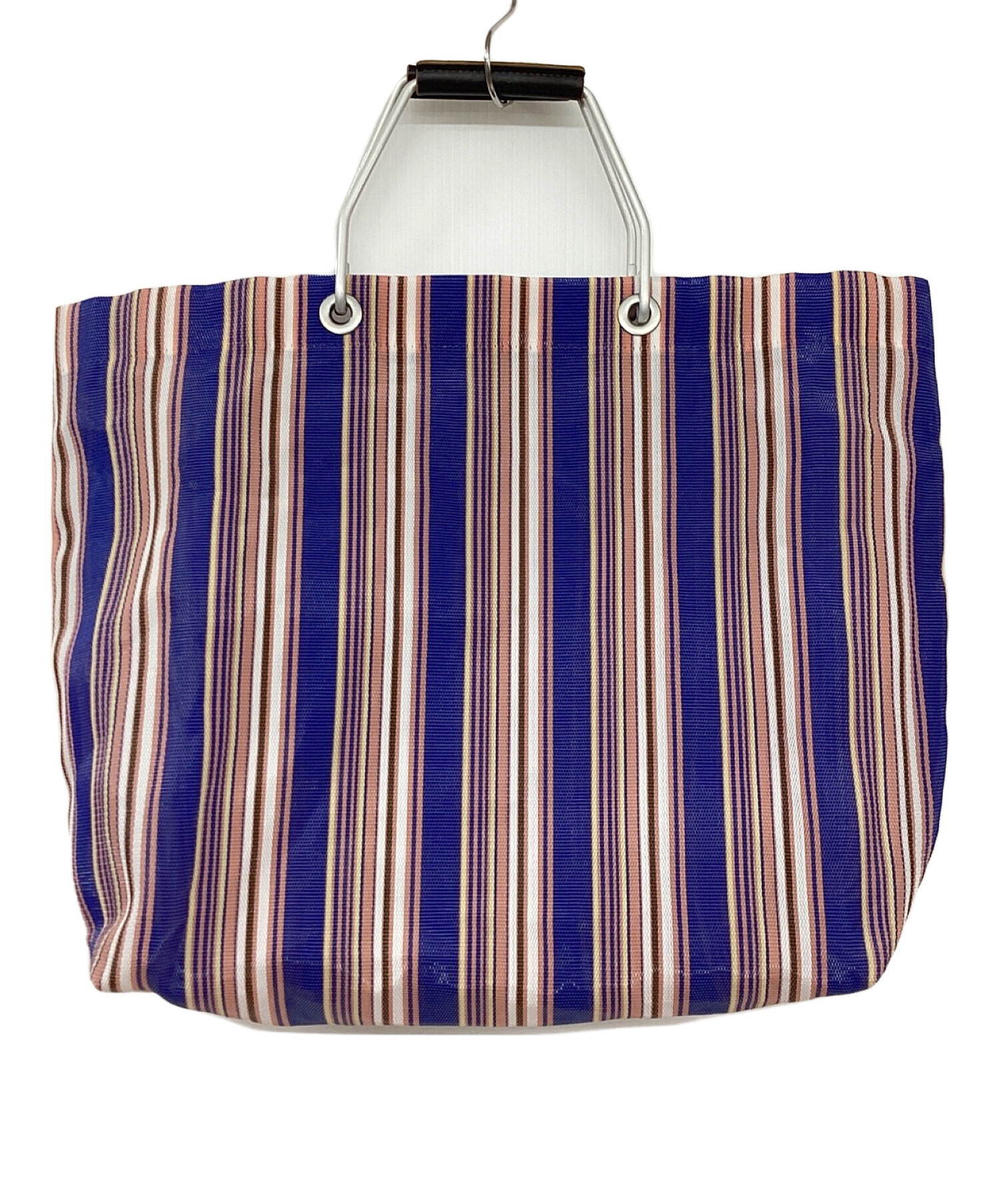 MARNI まずう トートバッグ ストライプ フラワーマーケット 