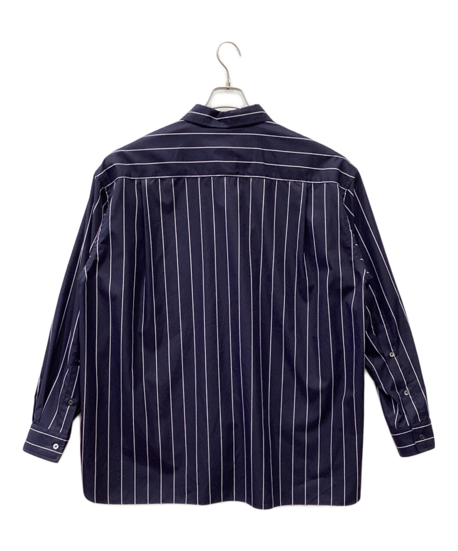中古・古着通販】no. (ナンバー) ストライプシャツ ネイビー サイズ:2 