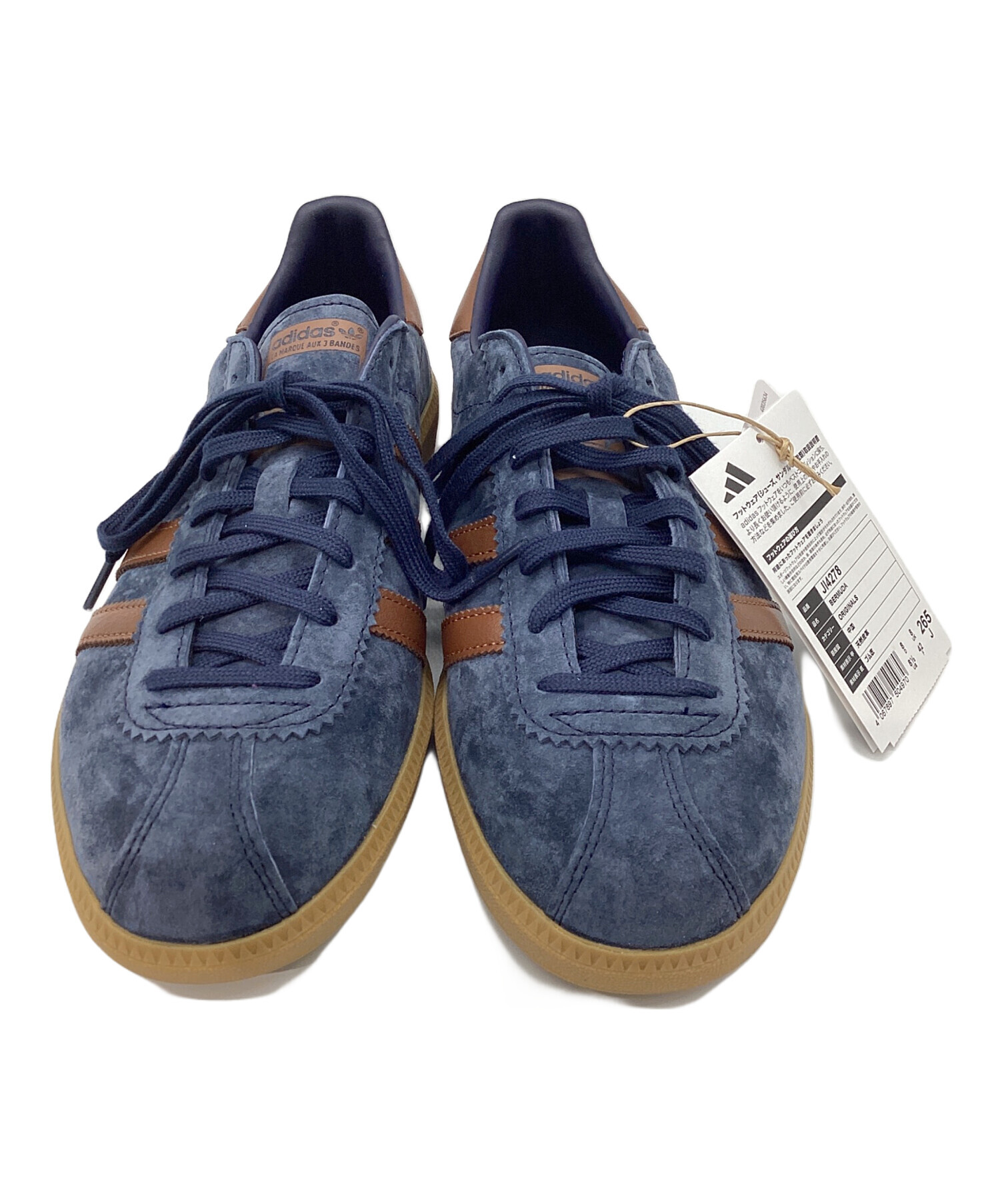中古・古着通販】adidas (アディダス) スニーカー ネイビー×ブラウン 