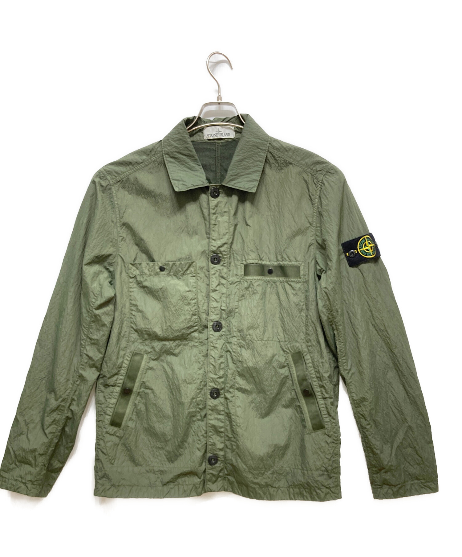 中古・古着通販】STONE ISLAND (ストーンアイランド) ナイロンシャツ 