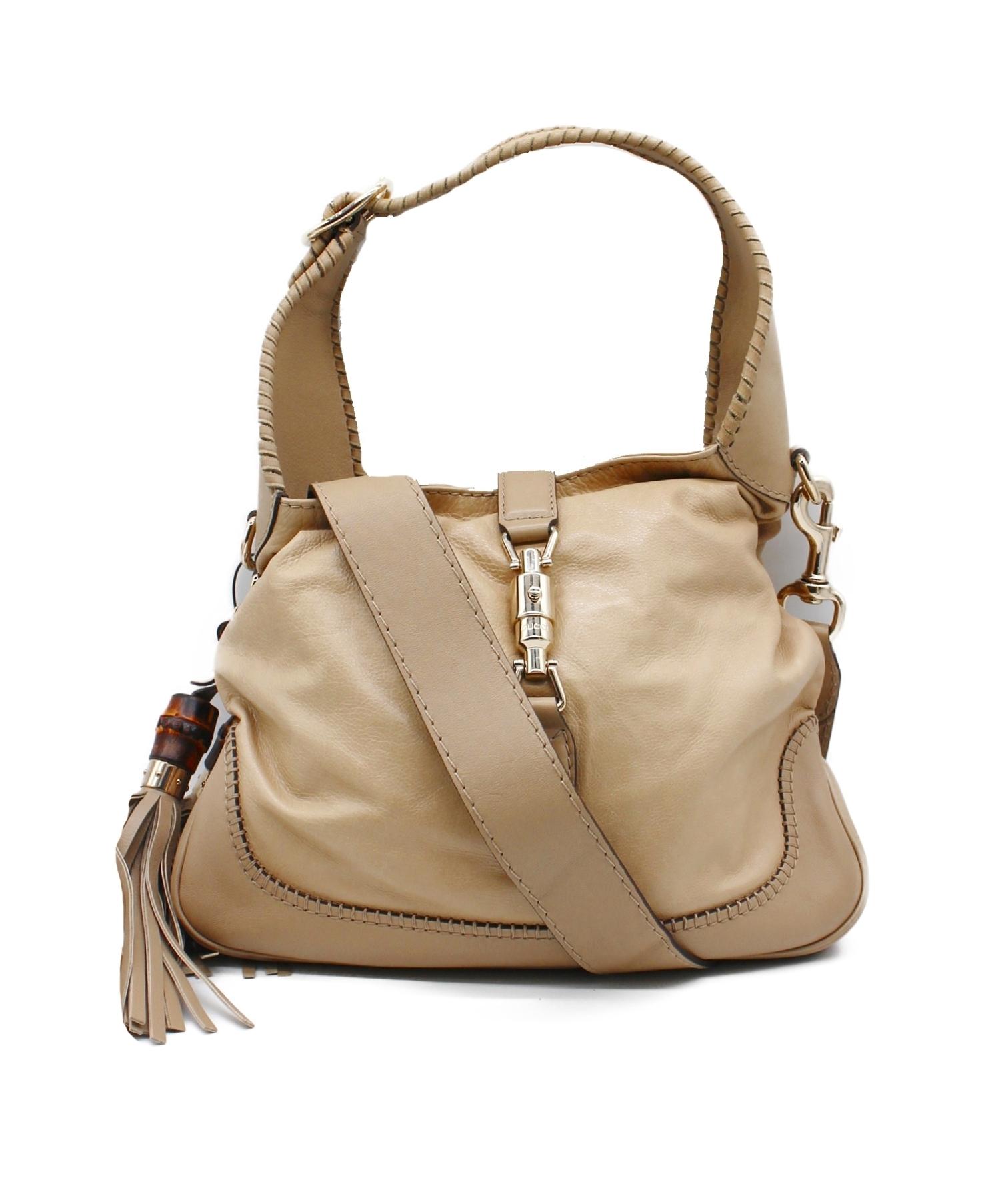 極レア GUCCI ニュージャッキー 象革 ハンドバッグ 2way 茶 ショルダ 極レア GUCCI ニュージャッキー 象革 ハンドバッグ 2way 茶 ショルダ