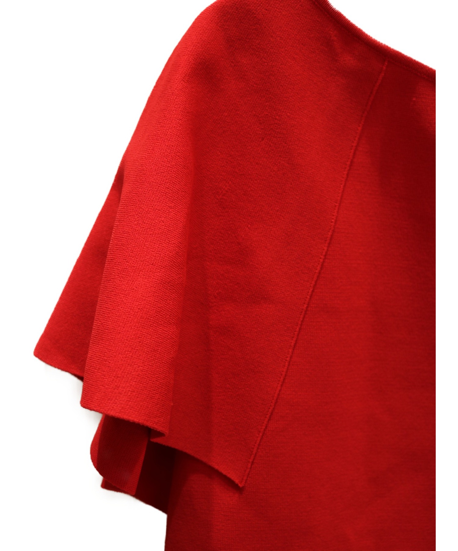 中古・古着通販】VALENTINO (バレンチノ) ニットソー レッド サイズ:S 