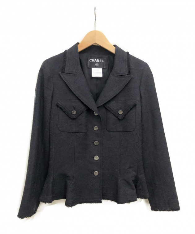 中古・古着通販】CHANEL (シャネル) フレアショートジャケット 