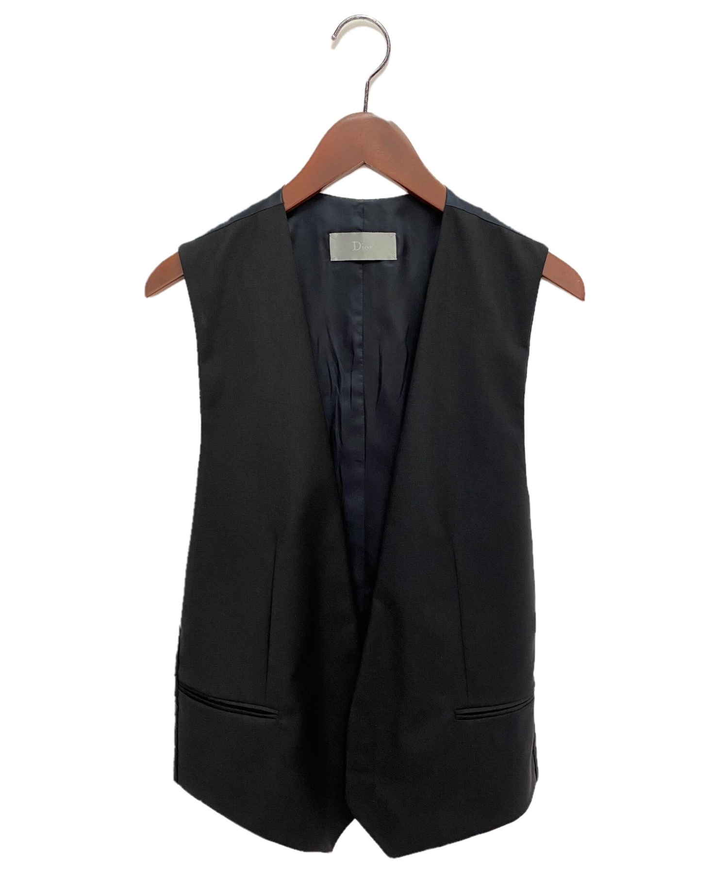 中古・古着通販】DIOR HOMME (ディオール オム) ジレ ブラック サイズ 