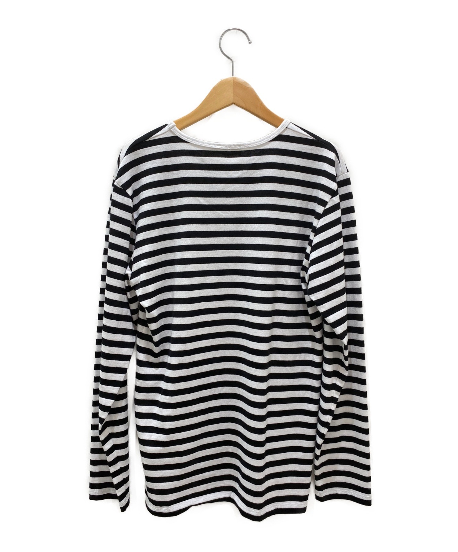 中古・古着通販】marimekko (マリメッコ) ボーダーTシャツ ホワイト 