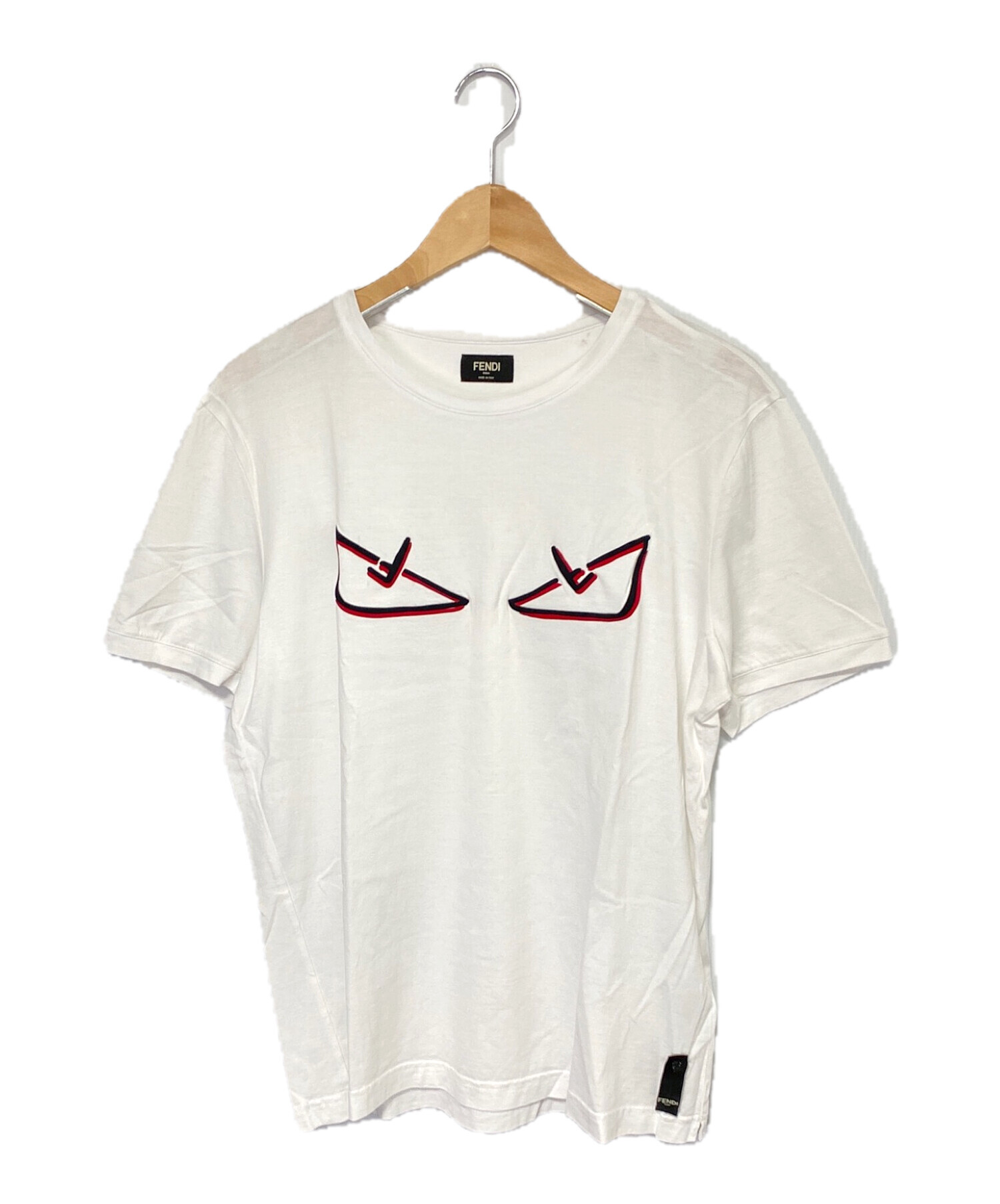 中古・古着通販】FENDI (フェンディ) 半袖Tシャツ ホワイト サイズ:L