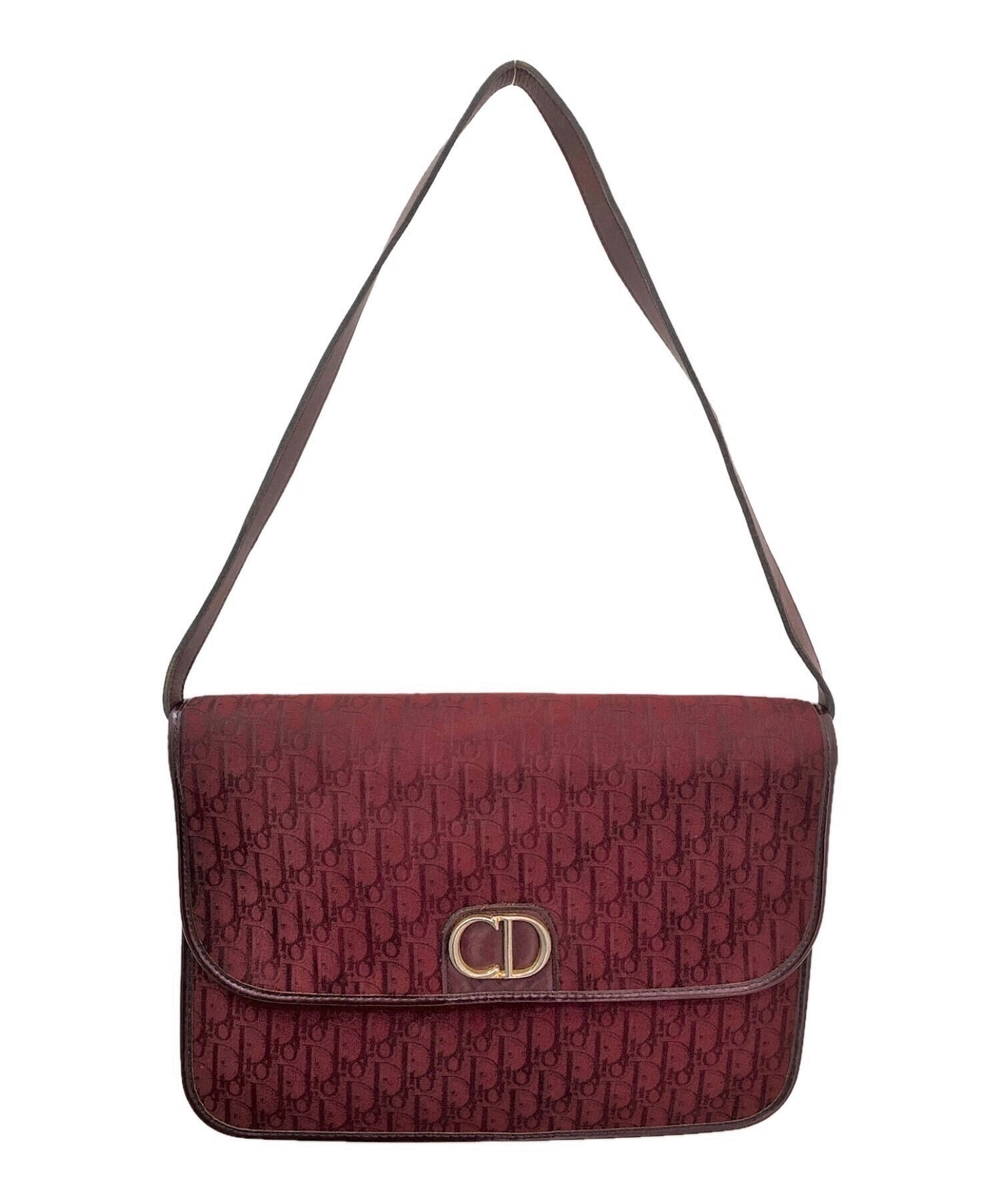 Christian Dior トロッター柄ショルダーバッグ（Christian Dior 旧ロゴ  