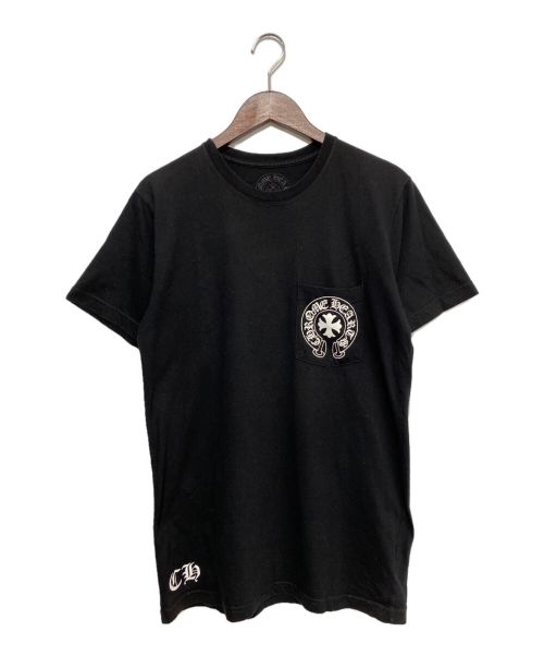 新品未使用 希少廃盤クロムハーツT-shirt PARIS限定 ブラックサイズS