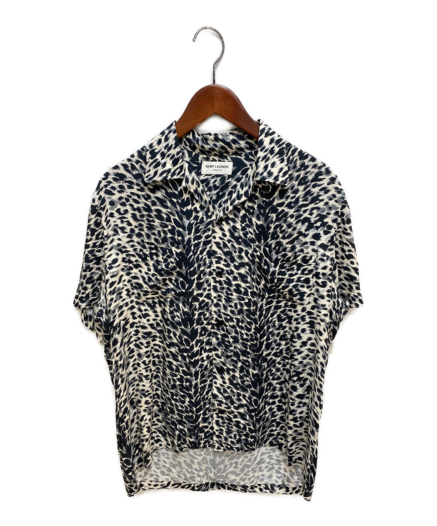 SAINT LAURENT PARIS レオパード シャツ｜トップス
