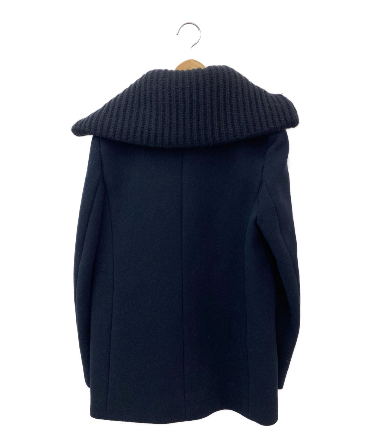 中古・古着通販】Chloe (クロエ) ハーフウールコート ネイビー サイズ 